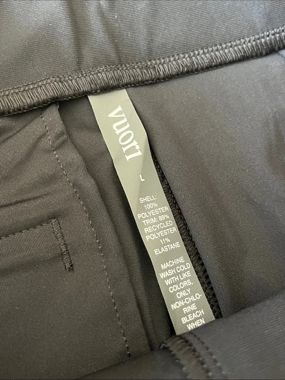 NWT Vuori Women’s Meta Wide Leg Pants Black VW4035 Size L - Picture 7 of 9